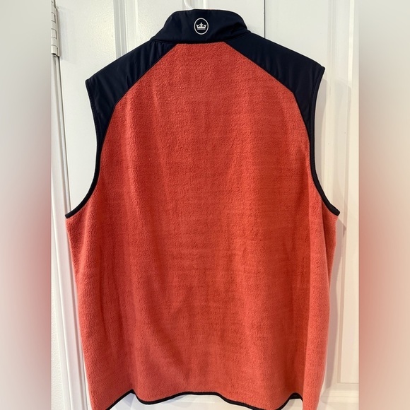 Peter Millar Fade Zip Up Fleece Vest Size L NWT - Picture 4 of 11
